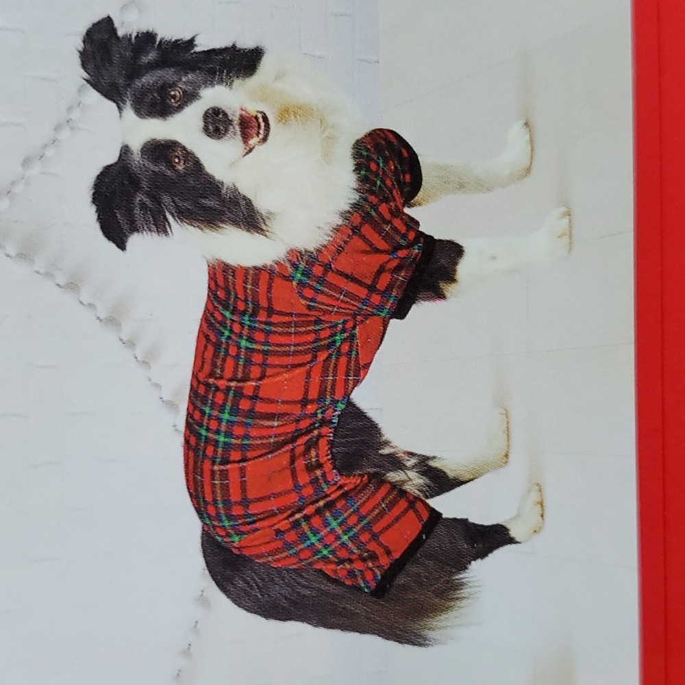 Wondershop Plaid Pet Pajamas 2 pack Small & Large